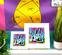 Image 3 of Neon Aloha Vibes Illustration Art Print