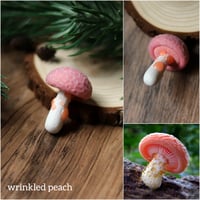 Image 4 of Mushroom necklace - pinks