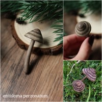 Image 6 of Mushroom necklace - browns