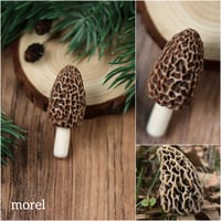 Image 5 of Mushroom necklace - browns