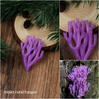 Image 4 of Mushroom necklace - purples