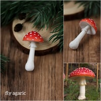 Image 3 of Mushroom necklace - reds