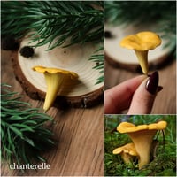 Image 4 of Mushroom necklace - yellow and green