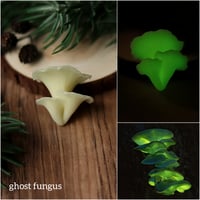 Image 7 of Mushroom necklace - yellow and green