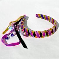 Image 2 of Black, Pinks and Gold with Jewels