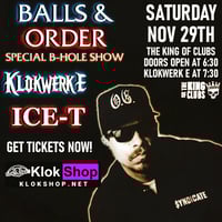 ICE T & KLOKWERK E - NOV 29TH Columbus,OH