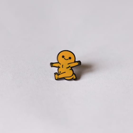 Image of Leaping Miles Enamel Pin