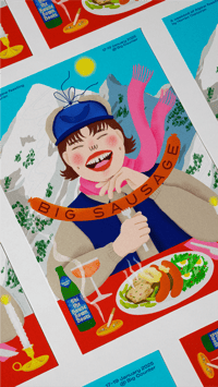 Image 1 of BIG SAUSAGE POSTER