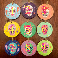 Image 2 of skull mask ornaments 