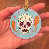 Image 4 of skull mask ornaments 
