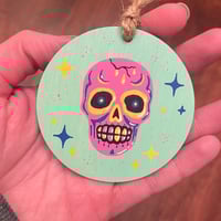 Image 9 of skull mask ornaments 