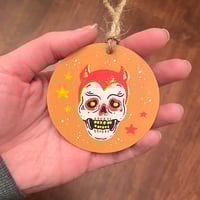 Image 6 of skull mask ornaments 