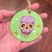 Image 12 of skull mask ornaments 