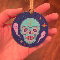 Image 10 of skull mask ornaments 