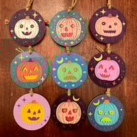 Image 1 of jack o’ lantern ornaments 