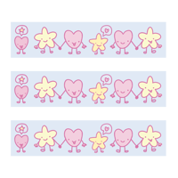 Image 1 of Stars and Heart Washi Tape - fun for journals, gifts