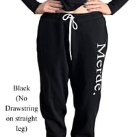 Image 5 of Straight Leg Merde Fleece Sweat Pants [Pre-Order]