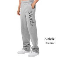 Image 2 of Straight Leg Merde Fleece Sweat Pants [Pre-Order]