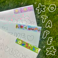 Image 2 of Stars and Heart Washi Tape - fun for journals, gifts