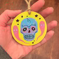 Image 6 of skull mask ornaments pt 2