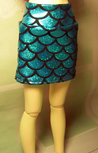 Image 3 of Handmade mermaid skirt for MINIFEE, slim 1/4 bjd doll