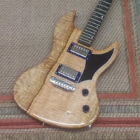 Image 1 of Wire Instruments Figured/Spalted Maple and Mahogany Hemisphere Model