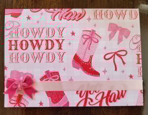 Image of Pink Boots and Bows