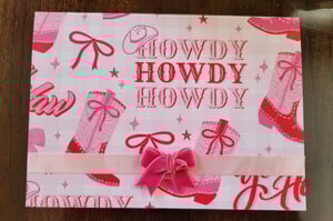 Image of Pink Boots and Bows