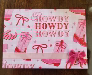 Image of Pink Boots and Bows