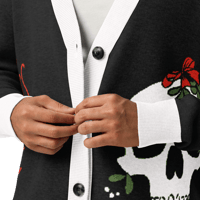 Image 8 of Mistletoe Knitted cardigan