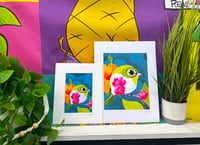 Image 2 of Japanese White-Eye Illustration Print