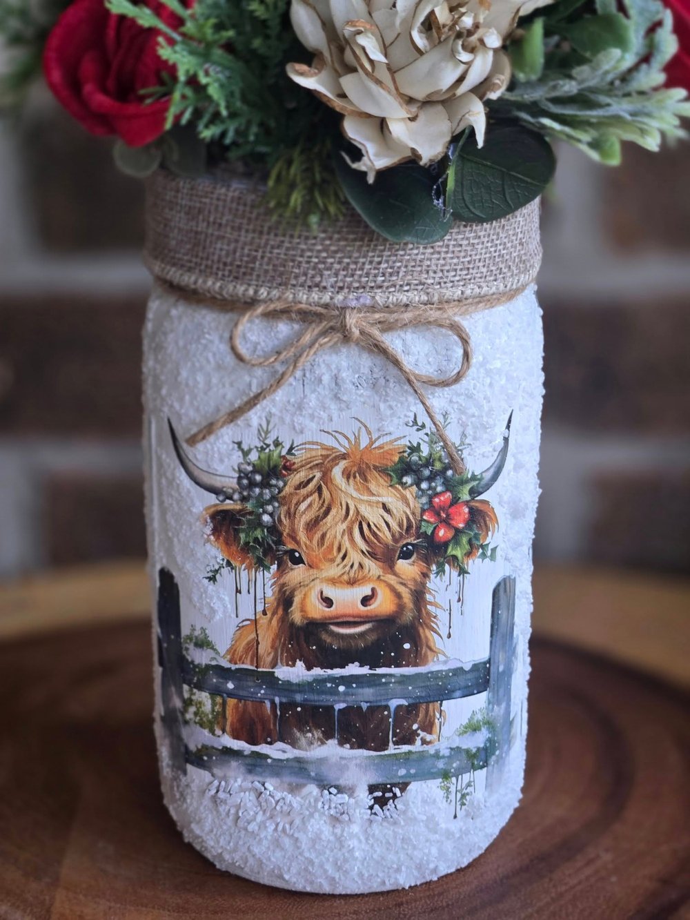 Image of Highland Cow Snowy Mason