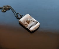 Image 1 of A Book of Love Silver Paper Necklace