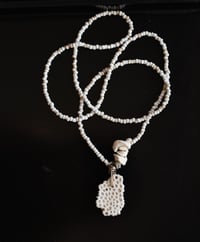 Image 1 of Sea Shell Necklace White Beads