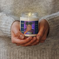 Release and Peace scented soy candle
