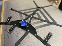 Image 5 of Bondage Leather Head Harness Panel Gag Version #4