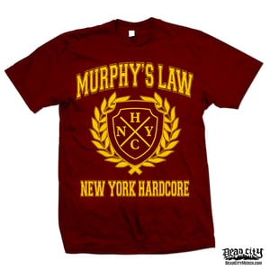Image of MURPHY'S LAW "NYHC Crest" T-Shirt