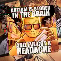 Image 1 of Duke Nukem Autism Charm