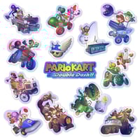 Image 3 of Mario Kart: Double Dash!! Sticker/Magnet Sets (13 Pieces)