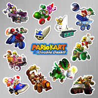 Image 2 of Mario Kart: Double Dash!! Sticker/Magnet Sets (13 Pieces)
