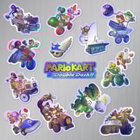 Image 4 of Mario Kart: Double Dash!! Sticker/Magnet Sets (13 Pieces)