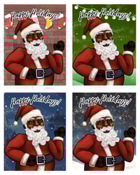 Image 5 of Black Santa Holiday Card