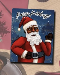 Image 4 of Black Santa Holiday Card