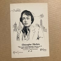 Image 1 of Christopher Hitchens Print Signed