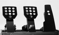 Image 2 of Fanatec V1 V2 V3 Clubsport Pedals and Heel/ Foot Plate Grip Mod Sim Racing Drifting