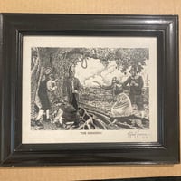 Image 1 of The Hanging Print Signed & Framed