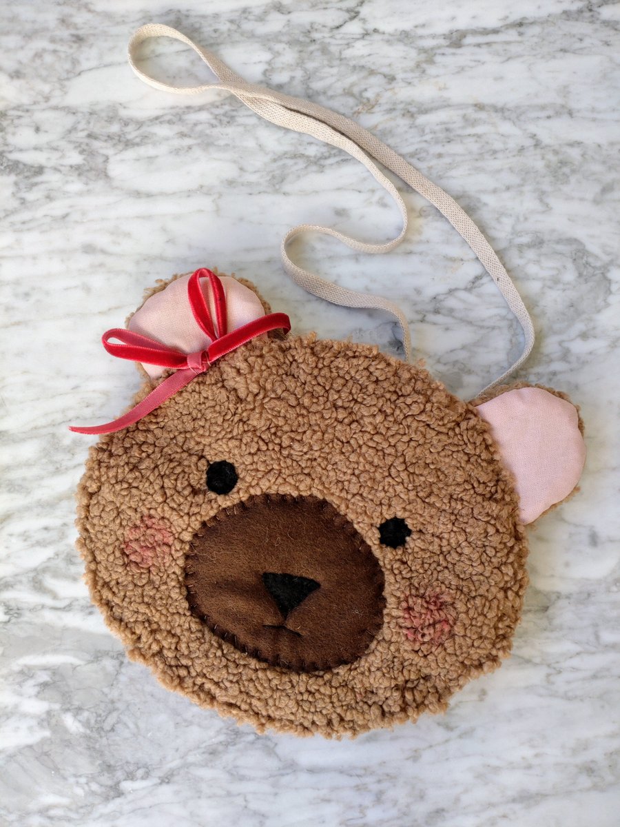 Image of Holiday bear handbag