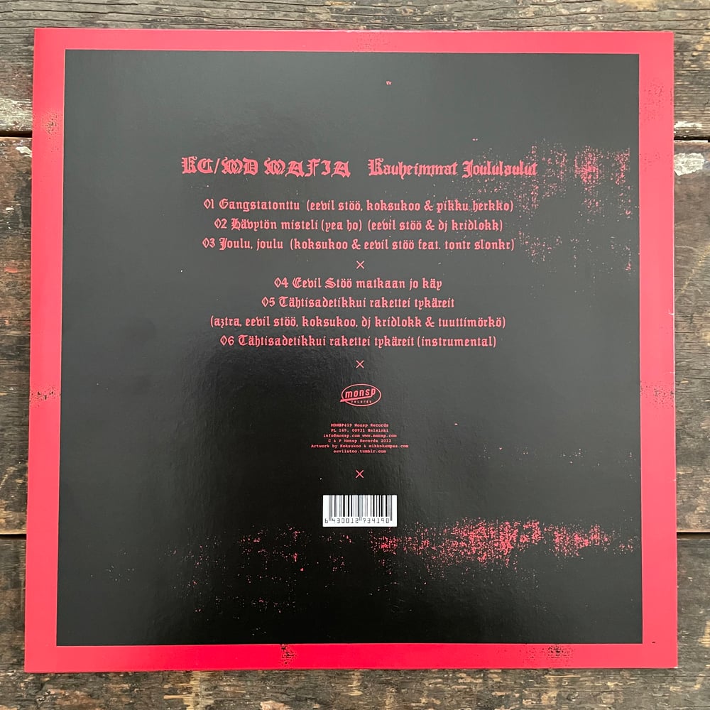 KC/MD Mafia - Kauheimmat Joululaulut vinyyli