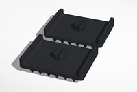 Image 2 of Thrustmaster Pedal Base Carpet Grippers Raceline & LTE Anti-Slip set of 2