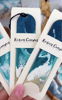 Image 2 of Handpainted Ocean Bookmark